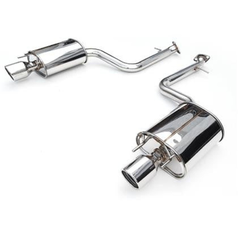 Invidia 15+ Subaru WRX/STI 4Dr Q300 Twin Outlet Rolled Stainless Steel Quad Tip Cat-Back Exhaust