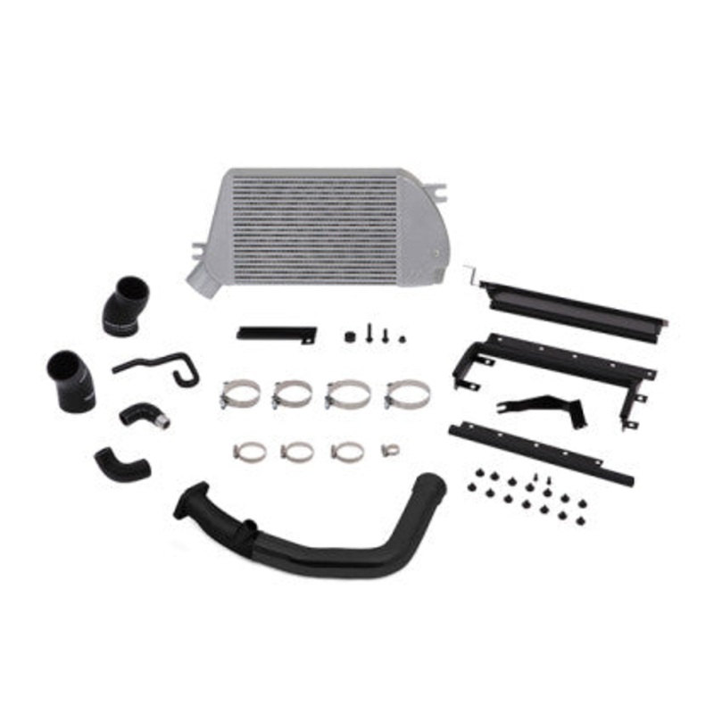 Mishimoto 2015 Subaru WRX Top-Mount Intercooler Kit Powder Coated Black & Black Pipes