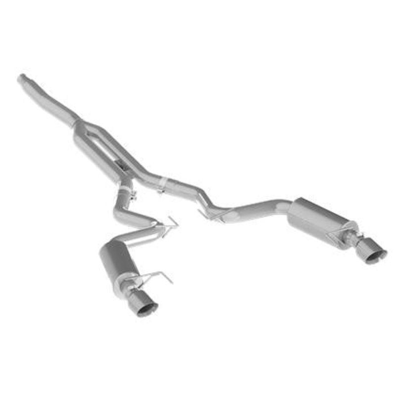 Mustang EcoBoost MBRP Aluminized Cat Back Exhaust