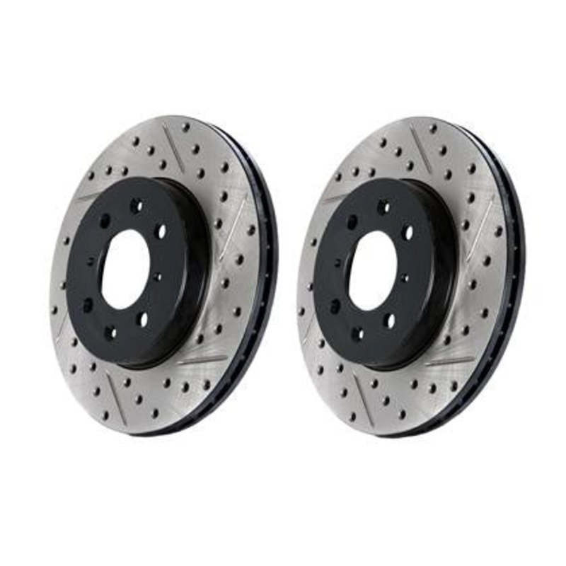 StopTech Front Slotted & Drilled Sport Brake Rotor Left