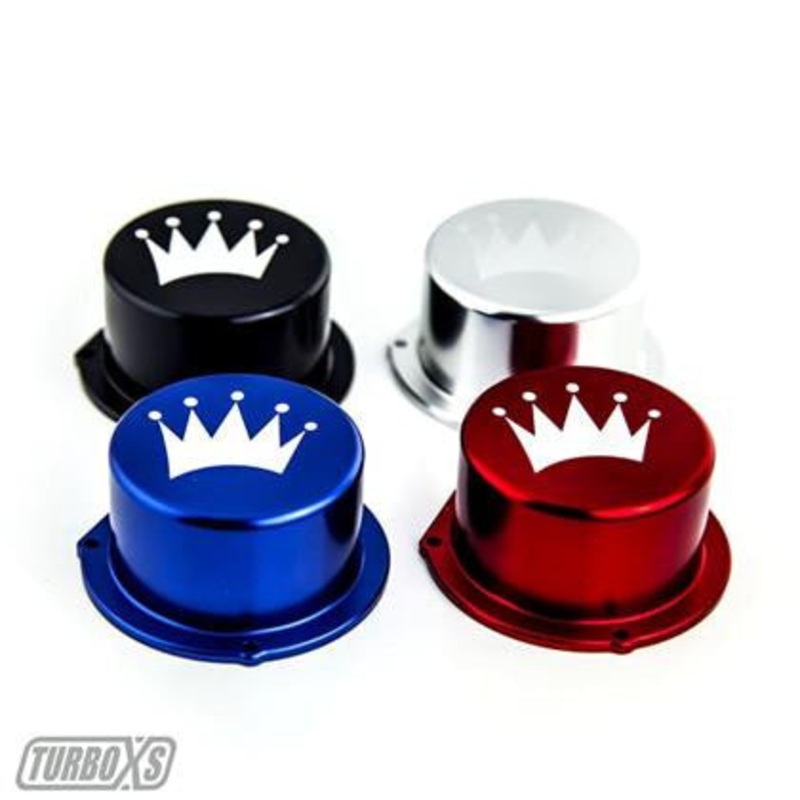 Turbo XS 15-16 Subaru WRX Billet Aluminum Vacuum Pump Cover Blue