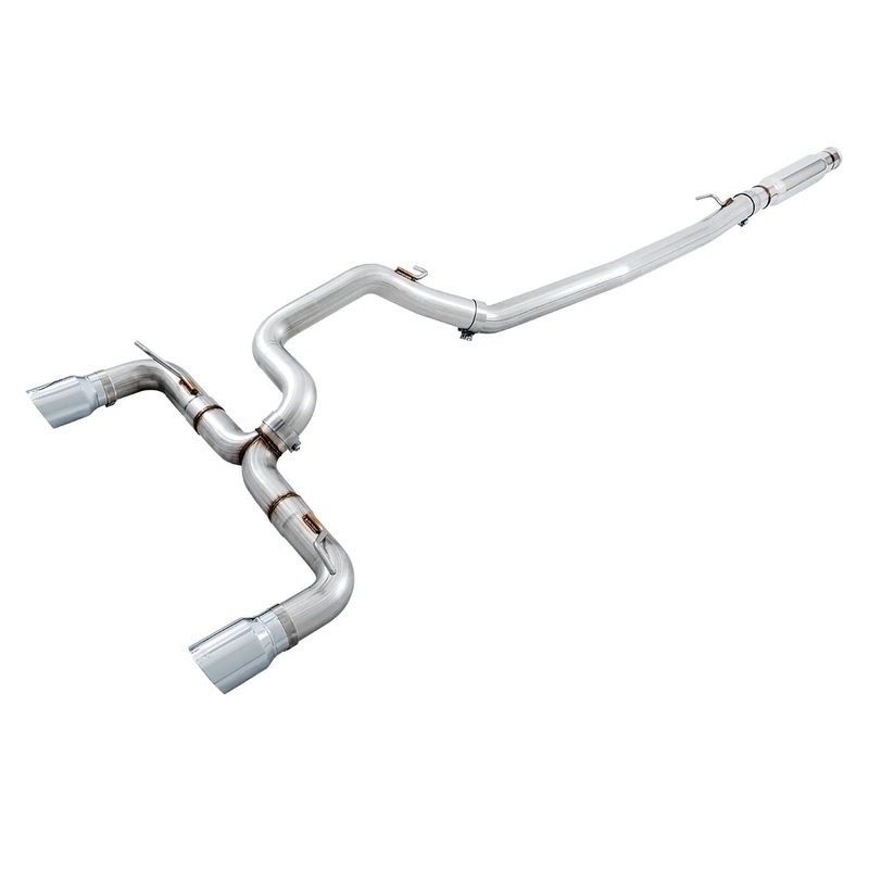 AWE MK3 Ford Focus RS Exhaust Suite Track Chrome Non-Resonated