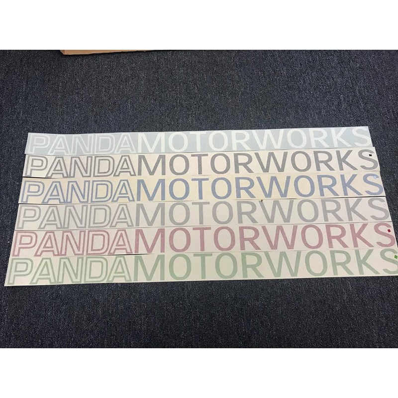 Panda Motorworks Windshield Banner Red