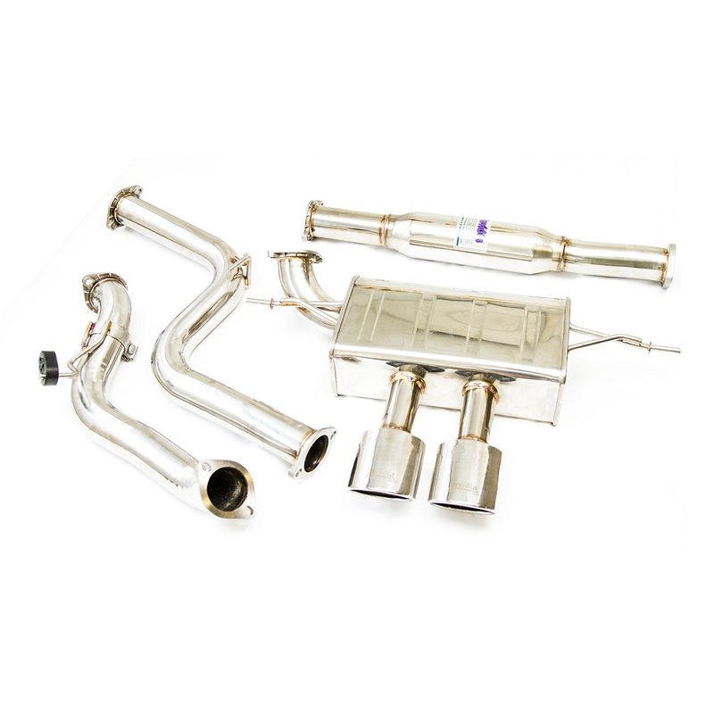 Invidia Q300 Oval Titanium Tip Cat-back Exhaust 2013-18 Focus ST