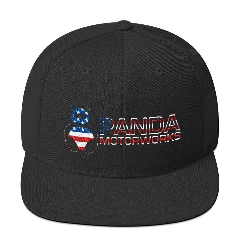 Panda Motorworks Stars & Stripe Hat Black