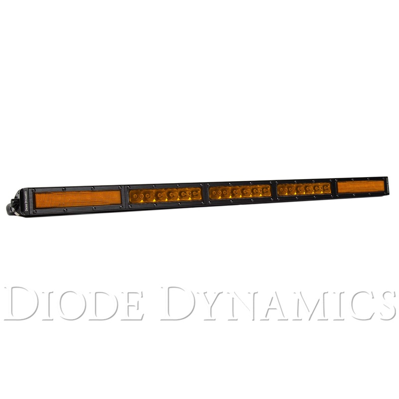 30 Inch LED Light Bar  Single Row Straight Amber Combo Each Stage Series Diode Dynamics
