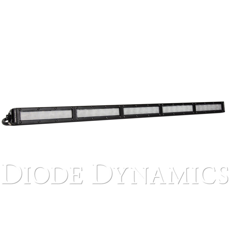 30 Inch LED Light Bar  Single Row Straight Clear Flood Each Stage Series Diode Dynamics