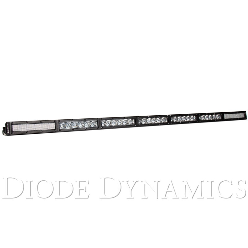 42 Inch LED Light Bar  Single Row Straight Clear Combo Each Stage Series Diode Dynamics