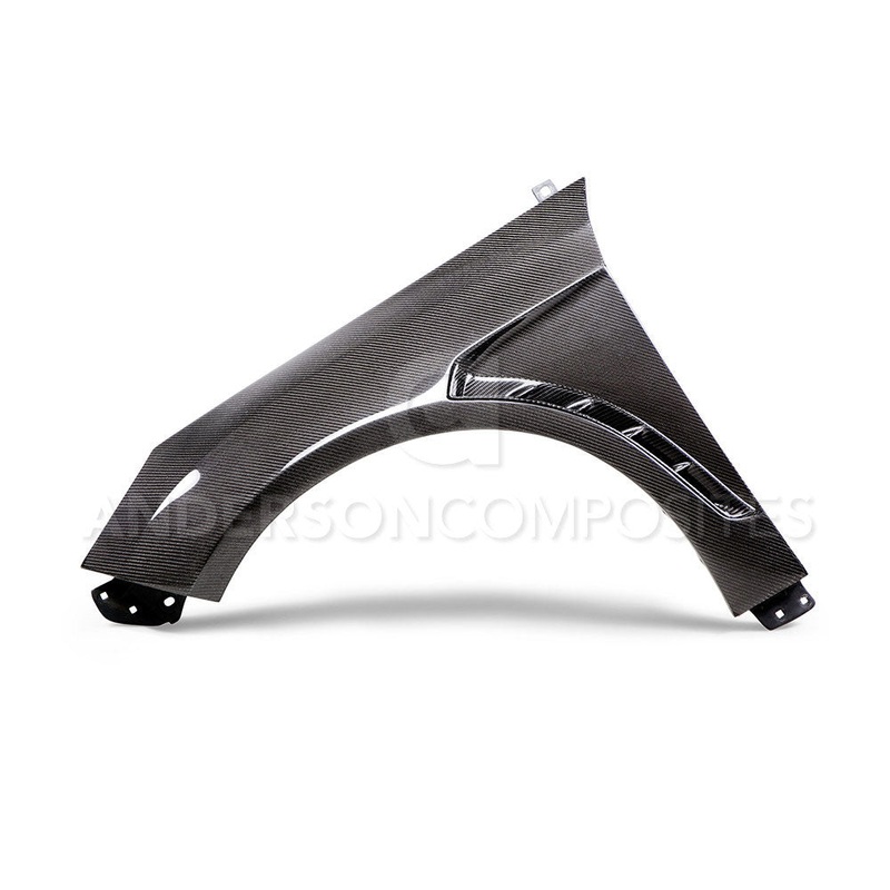 Anderson Composites 2013+ Focus Type-GR Vented Carbon Fiber Fenders .04in Wider (Pair)
