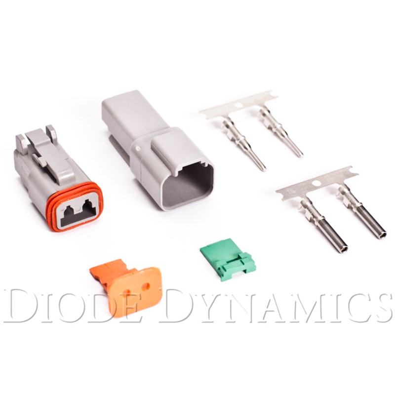 Deutsch Connector Kit 2-Pin 16-22 Gauge Diode Dynamics