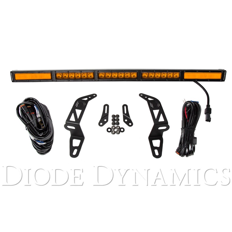 Jeep 2018 SS30 Bumper LED Kit Amber Combo Single Diode Dynamics
