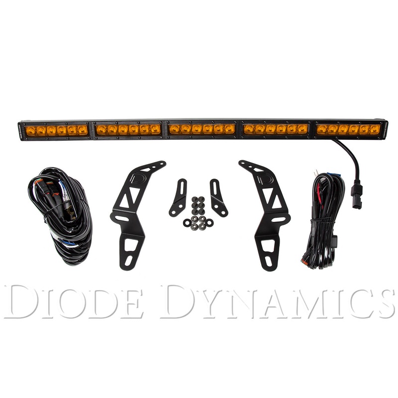 Jeep 2018 SS30 Bumper LED Kit Amber Driving Single Diode Dynamics