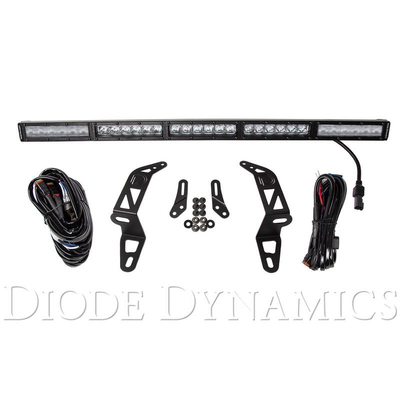 Jeep 2018 SS30 Bumper LED Kit White Combo Single Diode Dynamics