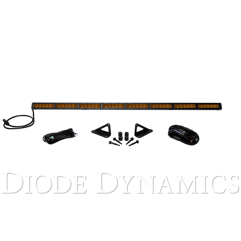 Jeep 2018 SS50 Hood LED Kit Amber Driving Diode Dynamics