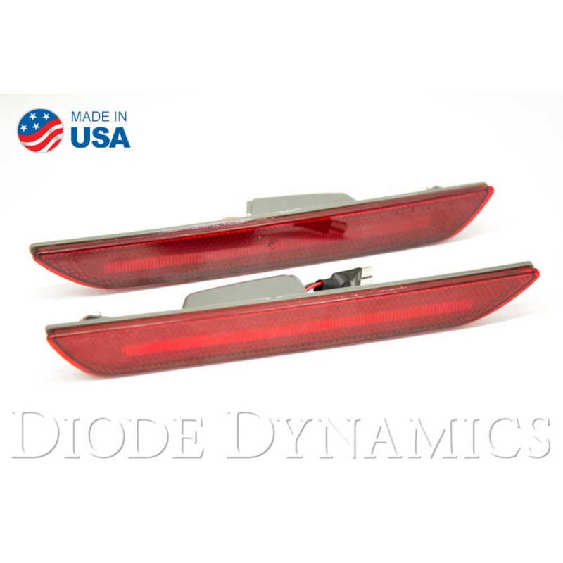 Mustang 2015 EU LED Sidemarkers Red Set Diode Dynamics