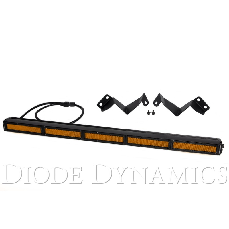 Tacoma 30 Inch LED Light Bar Kit 16-19 Tacoma Stealth Amber Flood Diode Dynamics