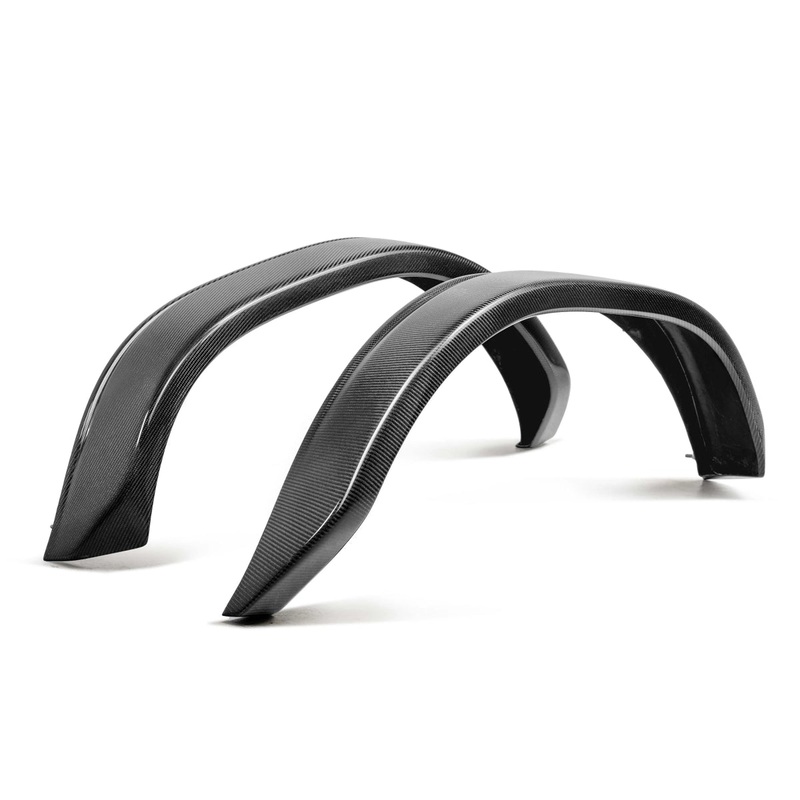 Anderson Composites  2022 – 2024 Ford Bronco Everglades Style Carbon Fiber Rear Quarter Panel Flares – (4DR)