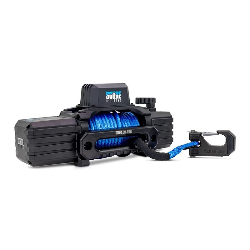 Borne Off-Road 10K Winch Black Synthetic Rope