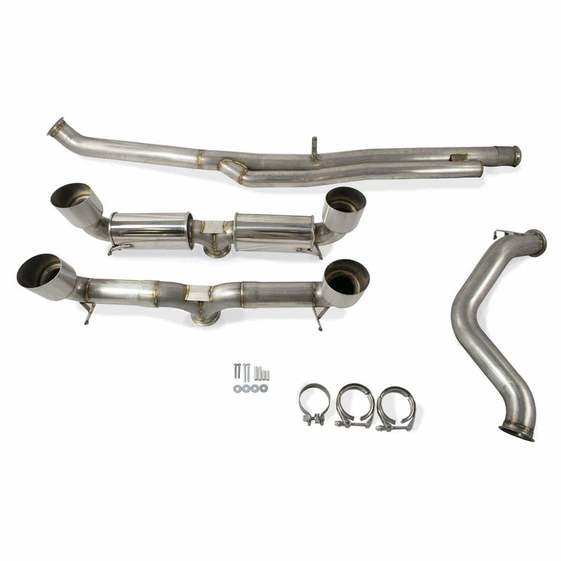 ETS Focus RS Extreme Exhaust System (No Mufflers) Yes (+$100) Yes (+$59)