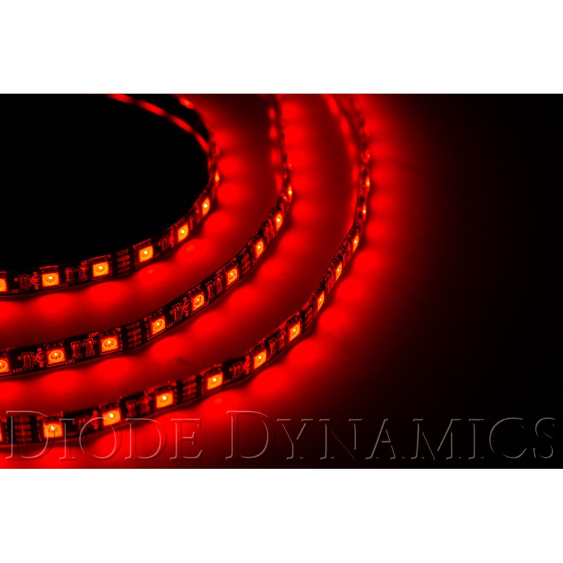 LED Strip Lights Red 100cm Strip SMD100 WP Diode Dynamics