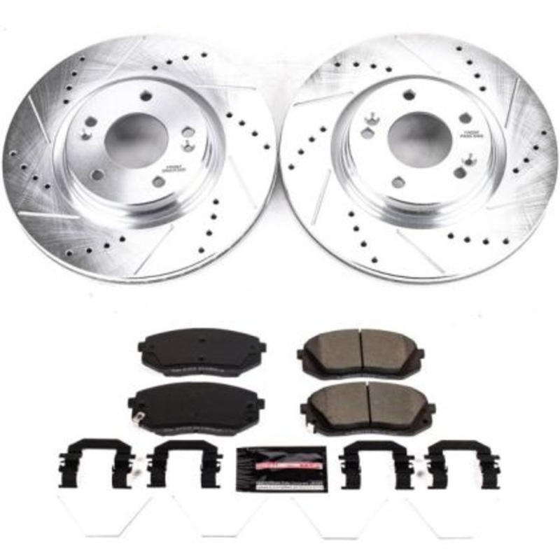 Power Stop 22-23 Forte GT Rear Z23 Evolution Sport Brake Kit (Electric Parking Brake)