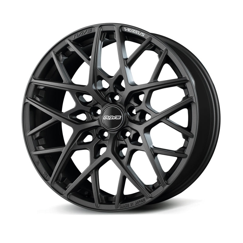 Versus VV25M 20X8.5 / +45 / 5×108 – Matte Super Dark Gunmetal