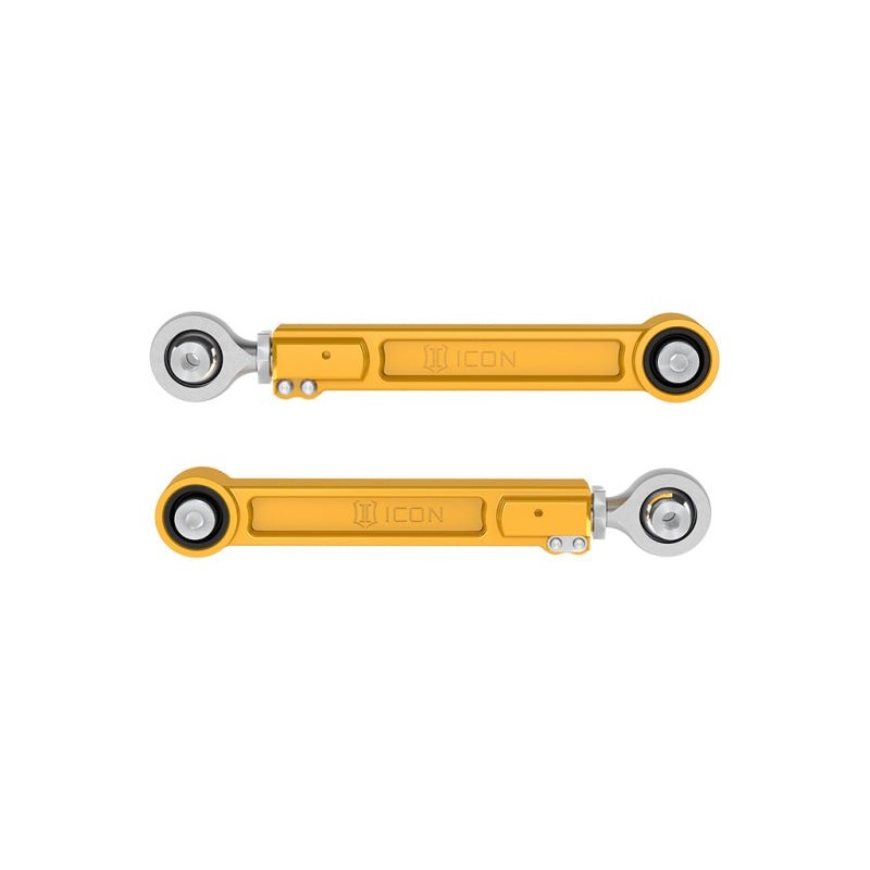 ICON 2024 Toyota Tacoma Billet Rear Upper Link Kit – Gold Anodized