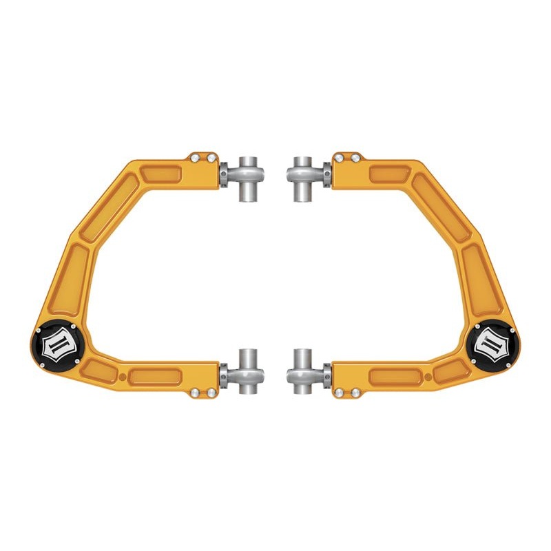 ICON 2024 Toyota Tacoma Billet Upper Control Arm w/ Delta Joint Pro – Gold Anodized
