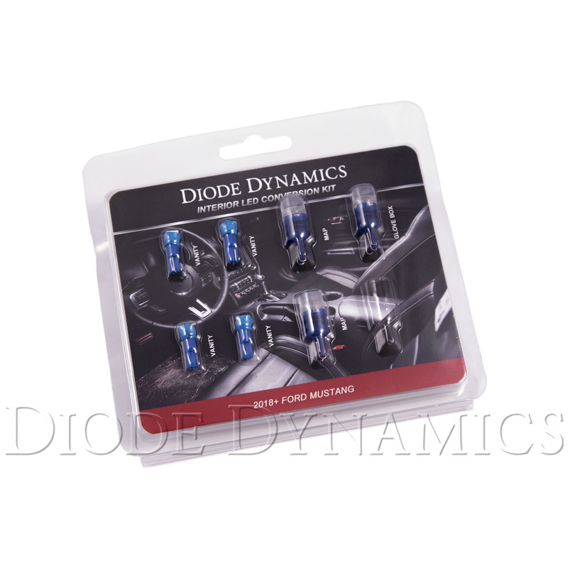 Mustang Interior LED Light Kit 18-19 Mustang Stage 1 Blue Diode Dynamics