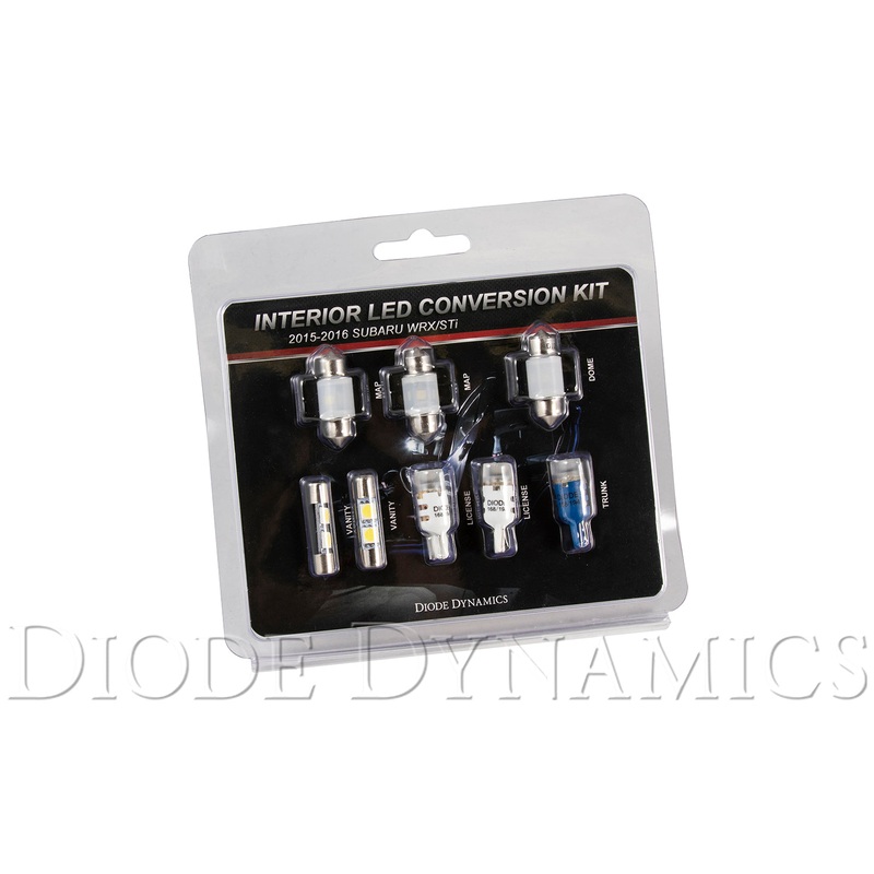 2015-2019 Subaru WRX Interior Light Kit Stage 2 Blue Diode Dynamics