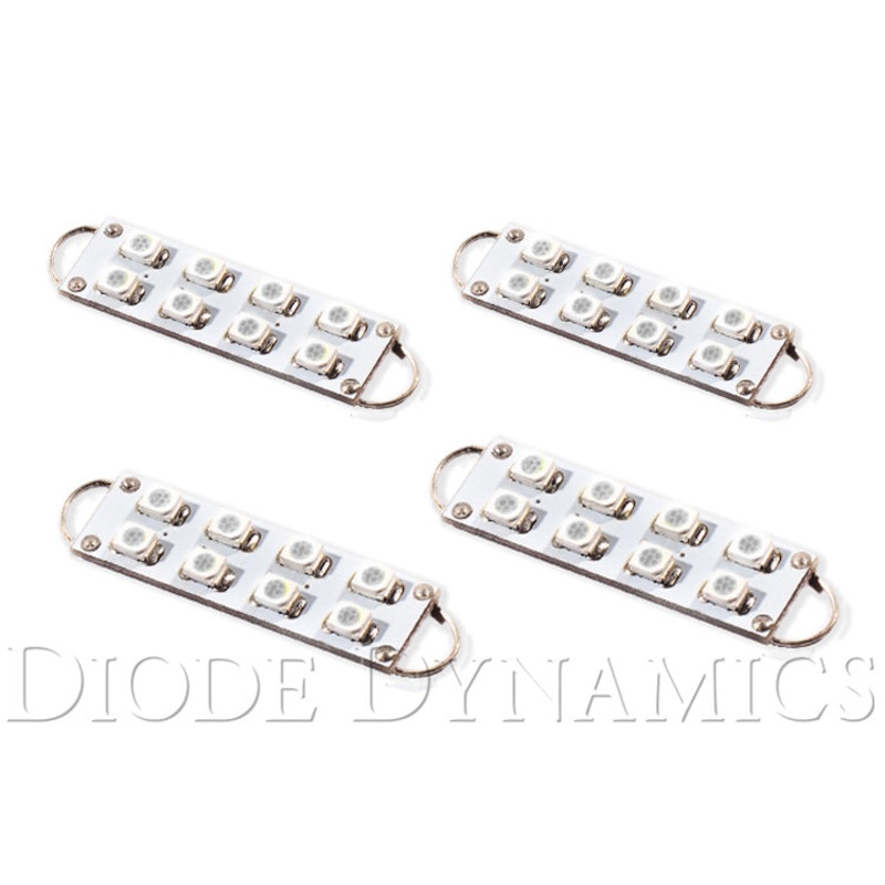44mm SML8 LED Bulb Amber Set of 4 Diode Dynamics