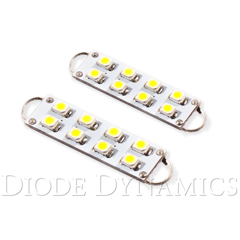 44mm SML8 LED Bulb Red Pair Diode Dynamics