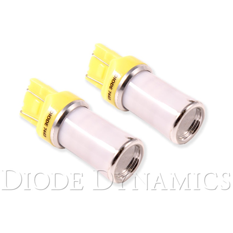 7443 LED Bulb HP48 LED Amber Pair Diode Dynamics