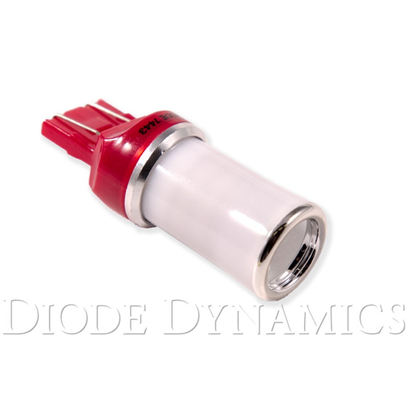 7443 LED Bulb HP48 LED Red Single Diode Dynamics