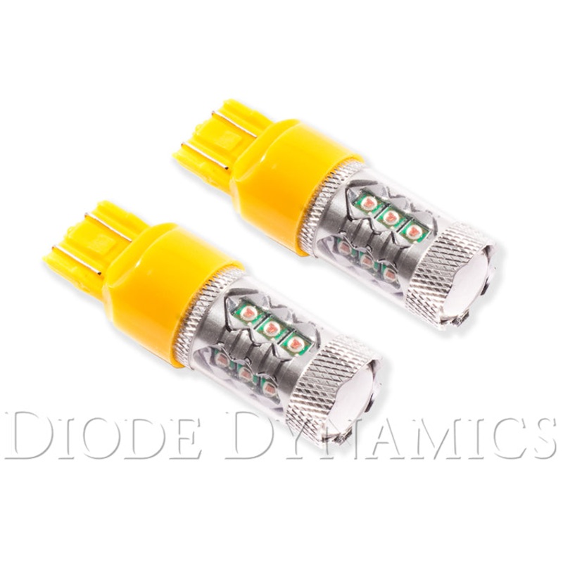 7443 LED Bulb XP80 LED Amber Pair Diode Dynamics
