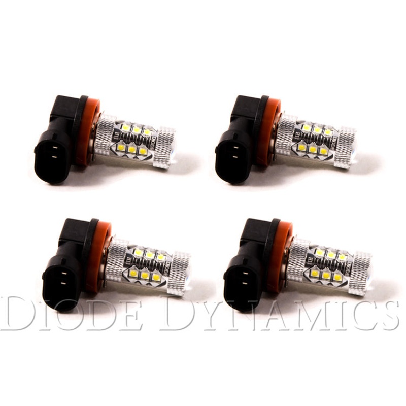 H11 XP80 LED Cool White Set of 4 Diode Dynamics