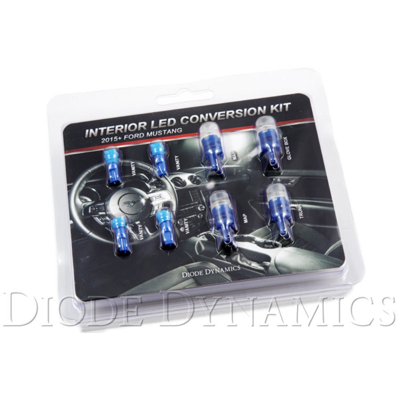 Mustang Interior Light Kit 15-17 Mustang Stage 1 Blue Diode Dynamics