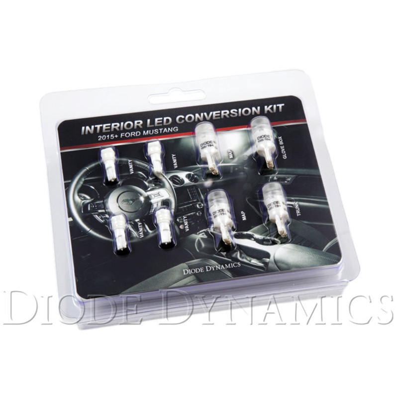 Mustang Interior Light Kit 15-17 Mustang Stage 1 Cool White Diode Dynamics