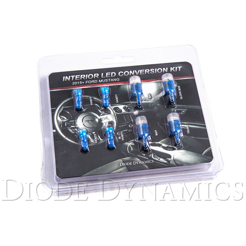 Mustang Interior Light Kit 15-17 Mustang Stage 2 Blue Diode Dynamics