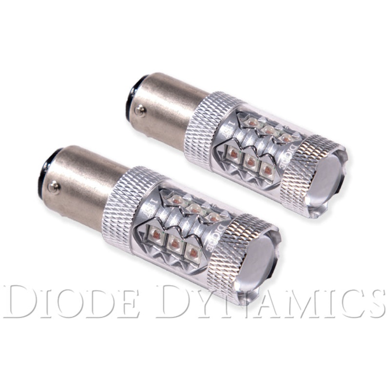 1157 LED Bulb XP80 LED Red Pair Diode Dynamics