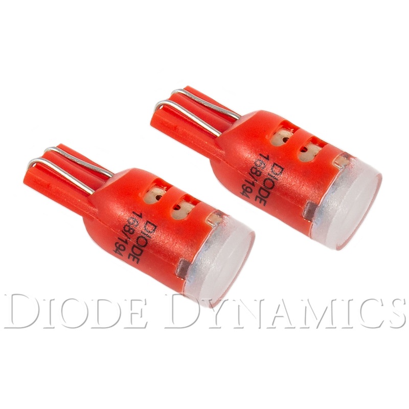 194 LED Bulb HP5 LED Red Pair Diode Dynamics