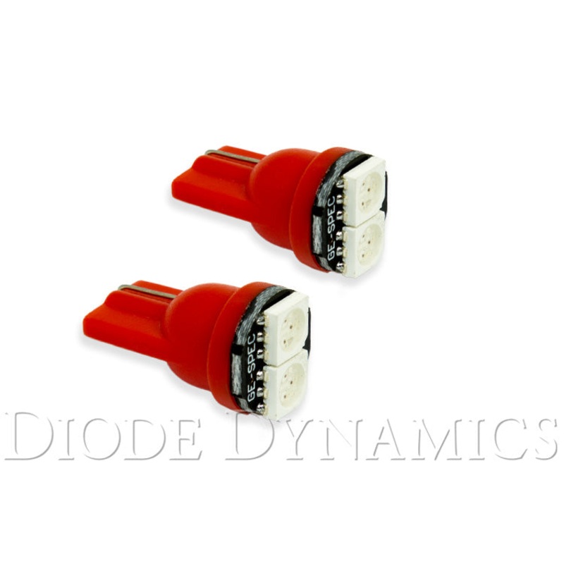 194 LED Bulb SMD2 LED Red Pair Diode Dynamics