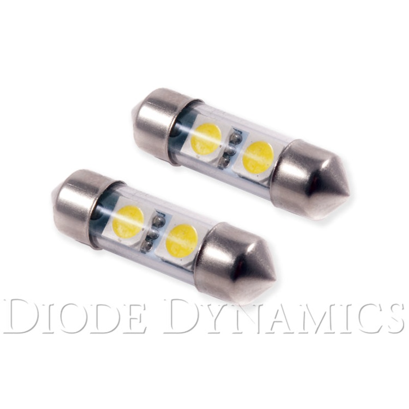31mm SMF2 LED Bulb Green Pair Diode Dynamics