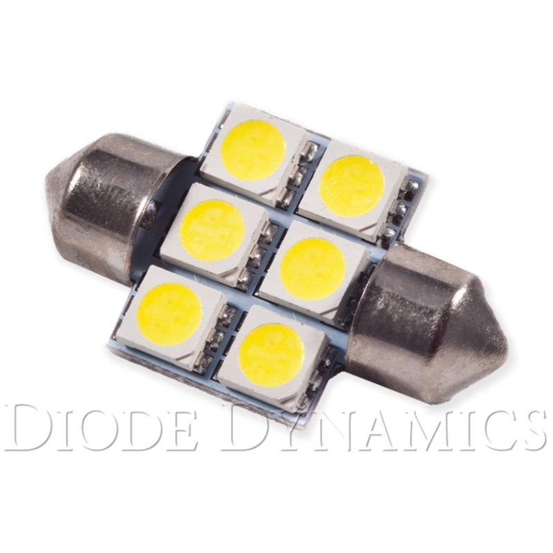 31mm SMF6 LED Bulb Amber Single Diode Dynamics
