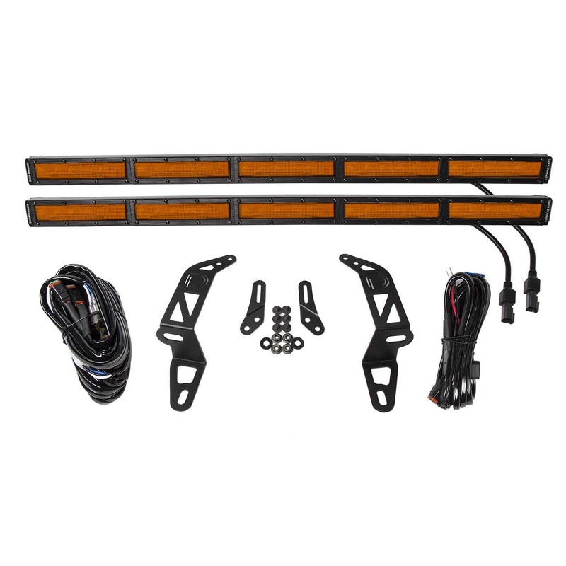 Jeep 2018 SS30 Bumper LED Kit Amber Flood Dual Diode Dynamics