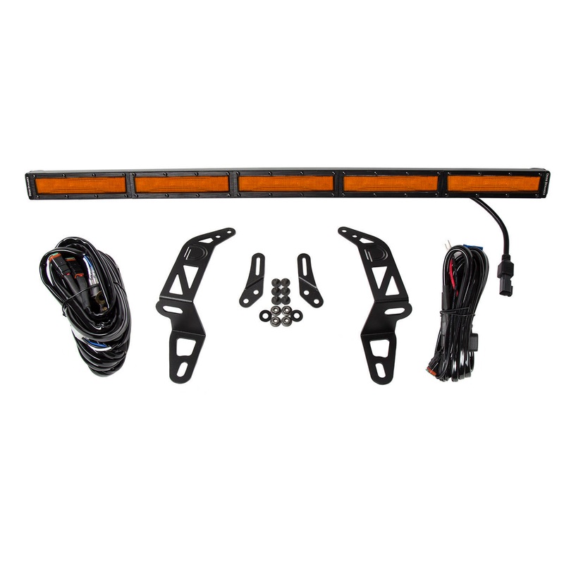 Jeep 2018 SS30 Bumper LED Kit Amber Flood Single Diode Dynamics
