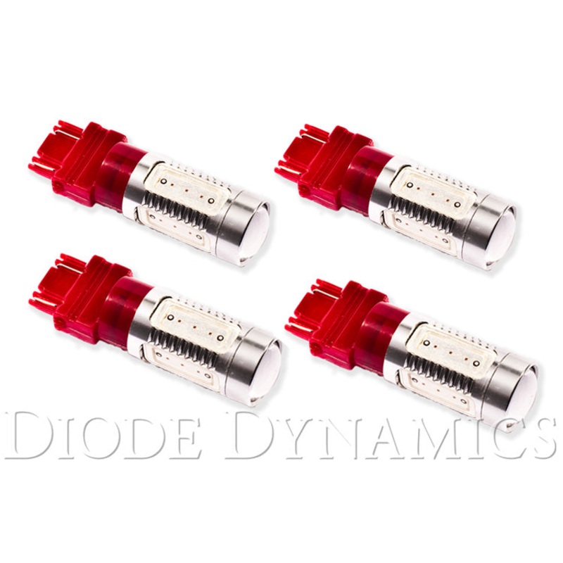 Rear Turn/Tail Light LED for 2007-2013 GMC Sierra 1500 3157 LED Bulb HP11 LED Red Set of 4 Diode Dynamics