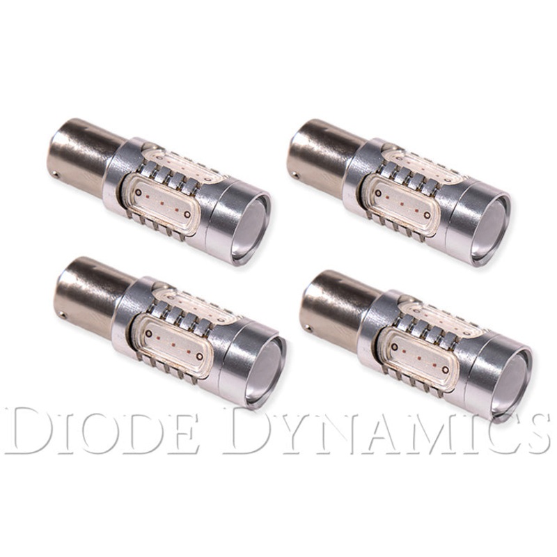 1156 LED Bulb HP11 LED Red Four Diode Dynamics