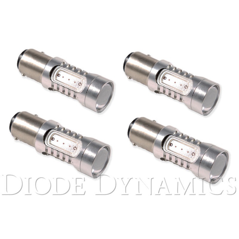 1157 LED Bulb HP11 LED Red Four Diode Dynamics