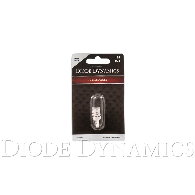194 LED Bulb HP5 LED Warm White Short Single Diode Dynamics